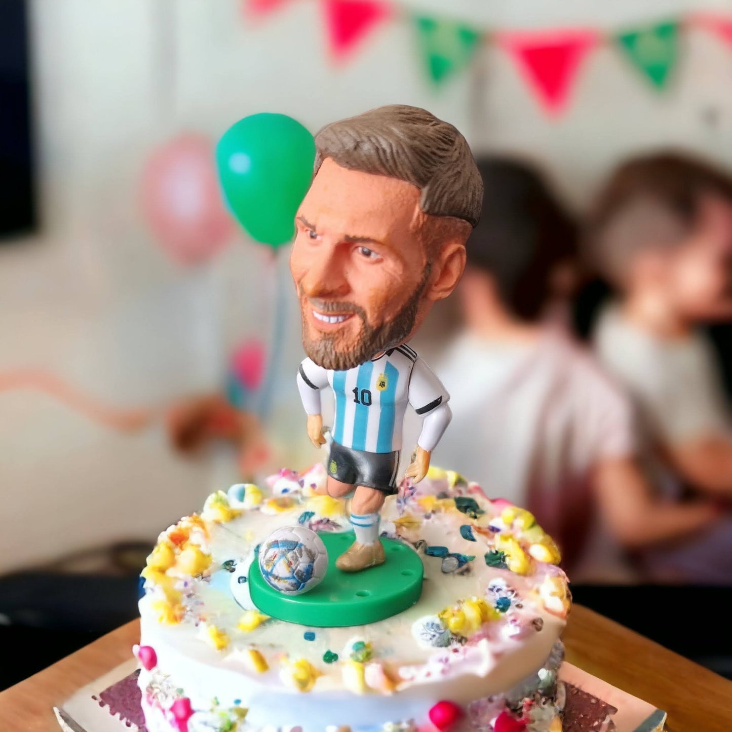 Lionel Messi Birthday Cake Topper - Argentina