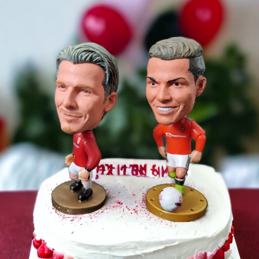 Iconic 7's - Beckham + Ronaldo Birthday Cake Toppers