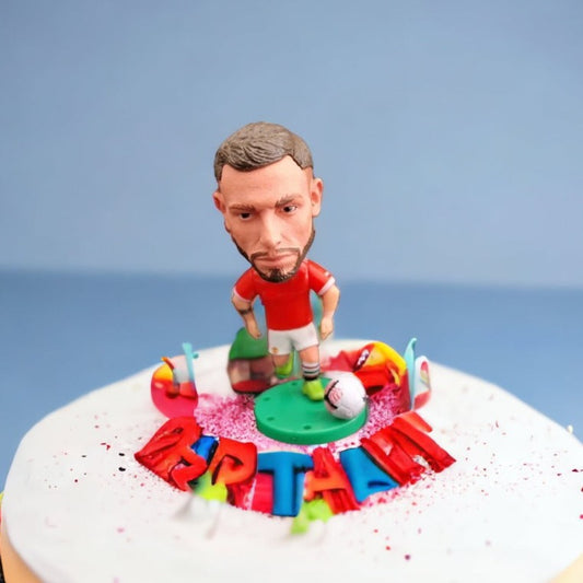 Bruno Fernandes Birthday Cake Topper - Manchester United