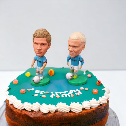 Champions Pack - Erling Haaland + Kevin De Bruyne Birthday Cake Toppers - Man City