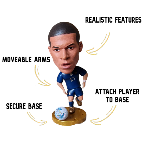 Kylian Mbappe Cake Topper - France International