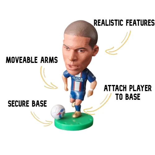 Kylian Mbappe Birthday Cake Topper - PSG