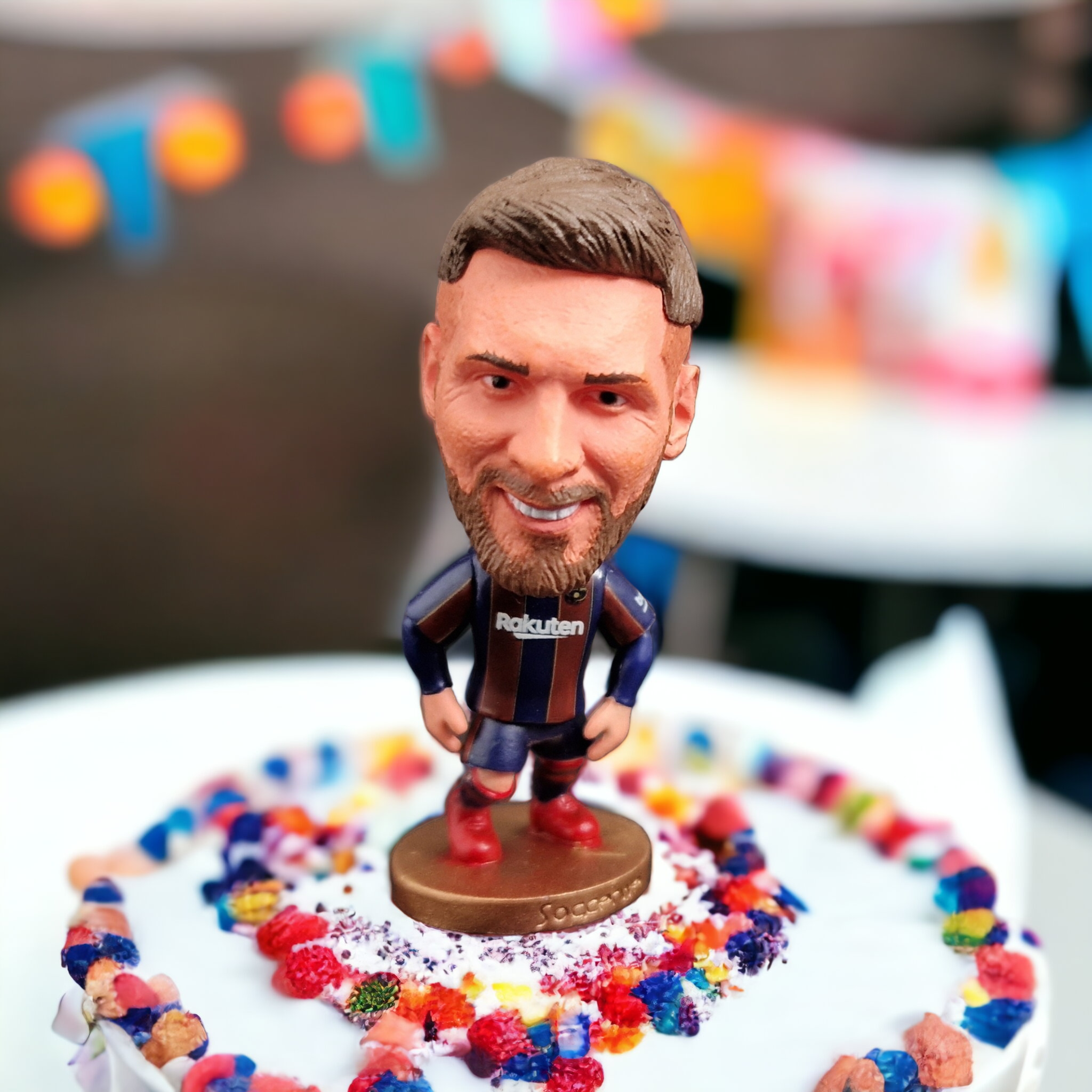 Amazon.com: Barcelona Soccer Club Personalized Cake Topper 1/2 11 x 17  Inches Birthday Cake Topper : Grocery & Gourmet Food
