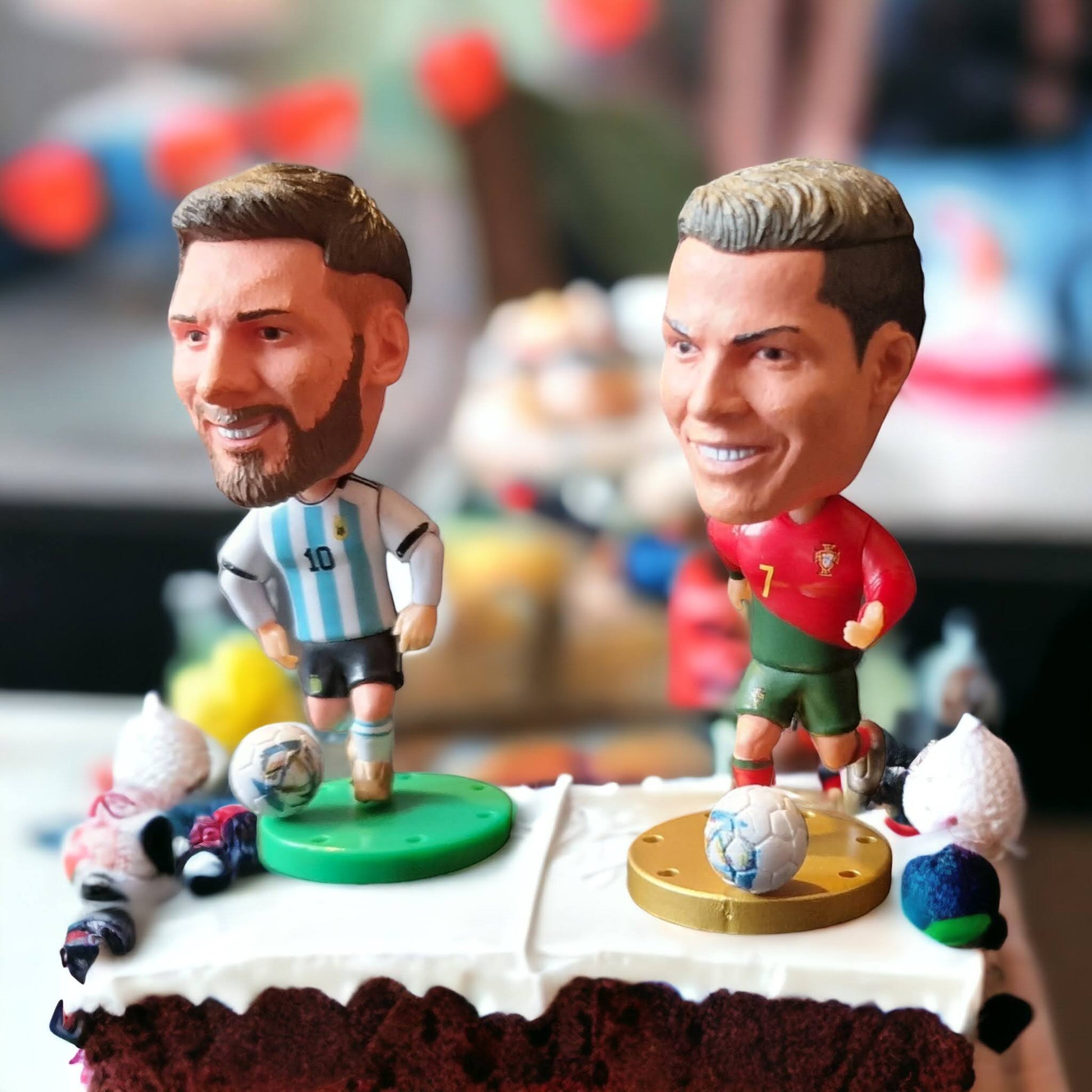 Legends Pack Lionel Messi And Cristiano Ronaldo Birthday Cake Topper