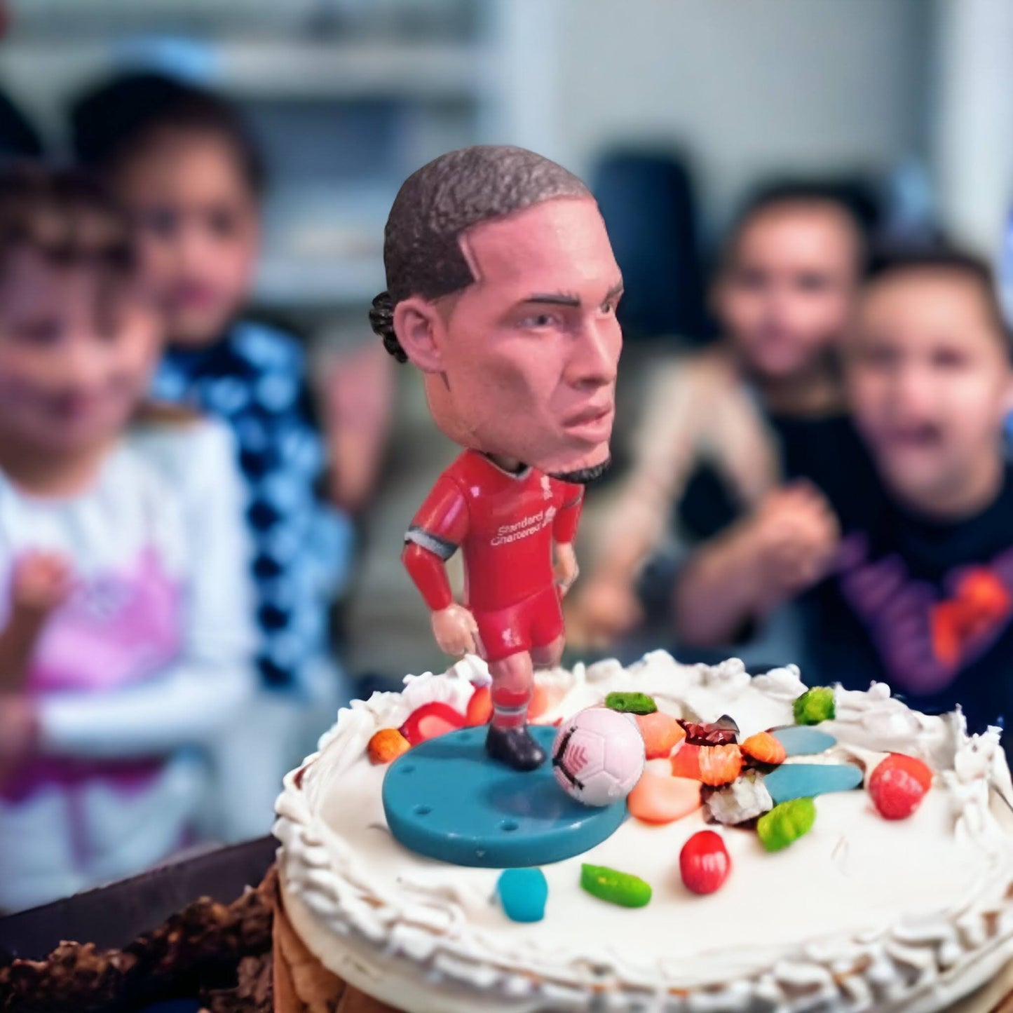 Virgil Van Dijk Birthday Cake Topper - Liverpool